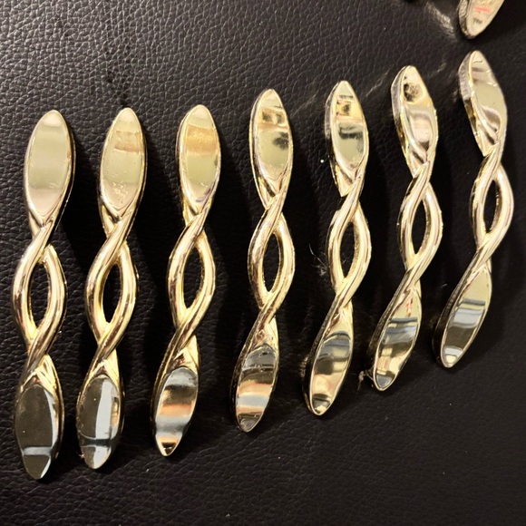 22 Hickory Hardware Eclipse P335-UB Ultra Brass 3"cc Arch Cabinet Handle Pulls - Picture 4 of 6